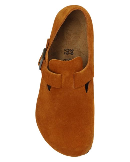 Birkenstock Brown 'london Bs' Suede Shoes, for men