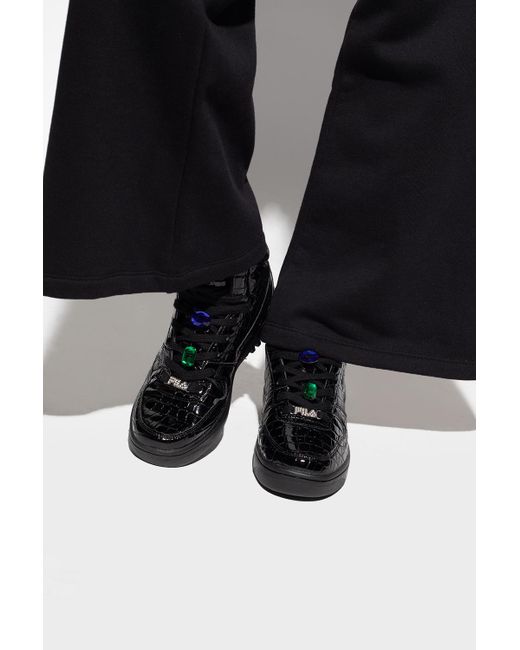 Fila 'fxventuno' High-top Sneakers in Black - Lyst