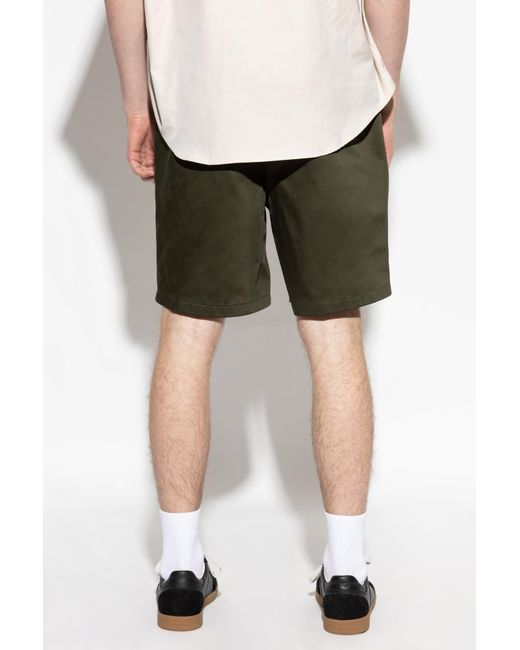 AMI Green Shorts With Pockets for men