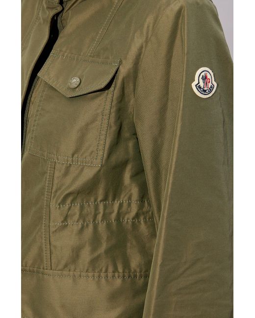 Moncler Green 'ilo' Hooded Jacket,