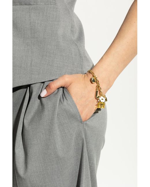 Marc Jacobs Metallic Bracelet With Charms