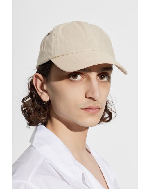 Paul Smith Natural Baseball Cap for men