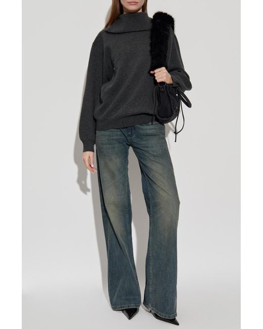 Balenciaga Black Sweater With Pockets