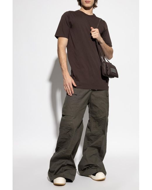 Rick Owens Brown 'Shielding' Sunglasses for men