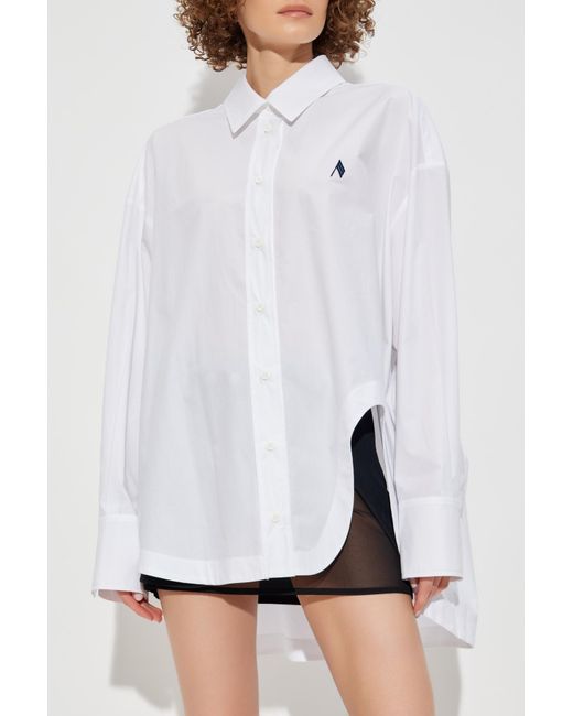 The Attico White Shirt With Logo