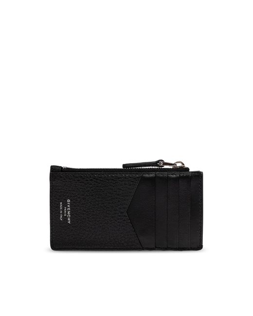 Givenchy Black Leather Card Holder
