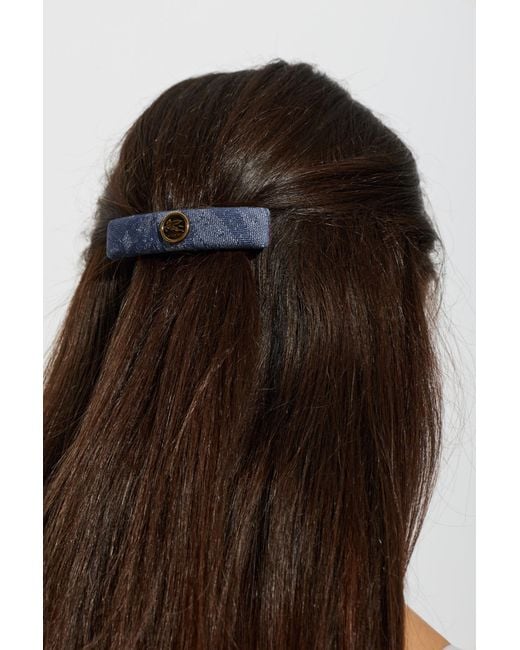 Etro Blue Hair Clip