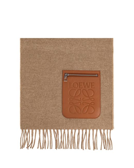 Loewe Natural Scarf With Pocket