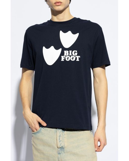 Save The Duck Blue Printed T-Shirt for men