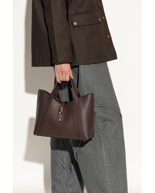 Furla Gray Handbag 'Goccia Small'