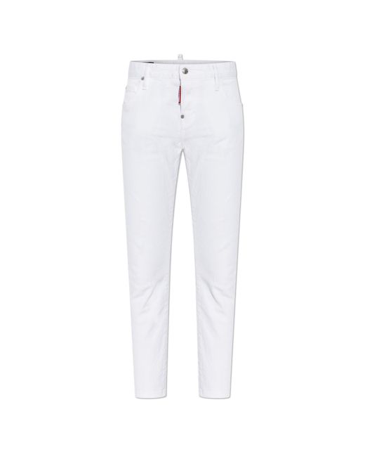 DSquared² White “Teddy” Jeans
