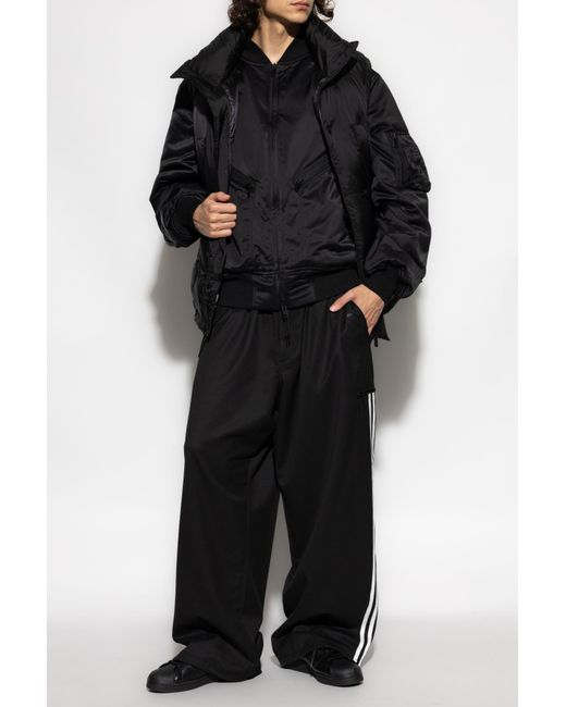 Y-3 Black Sweatpants With Logo for men