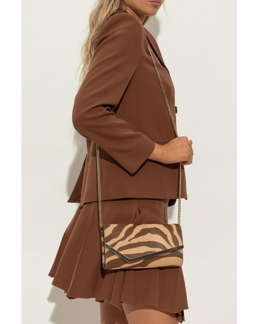 Jimmy Choo Brown Clutch 'Emmie'