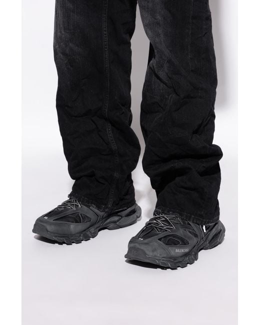Balenciaga Black 'Track Charms' Sports Shoes for men