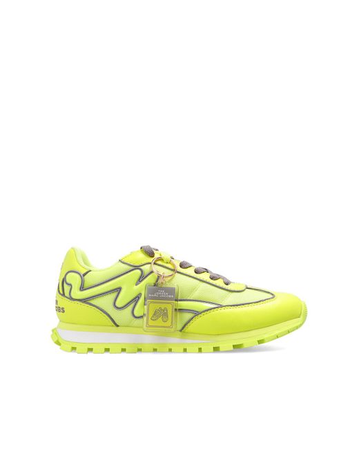 Marc Jacobs Yellow 'Jogger Fluoro' Sneakers