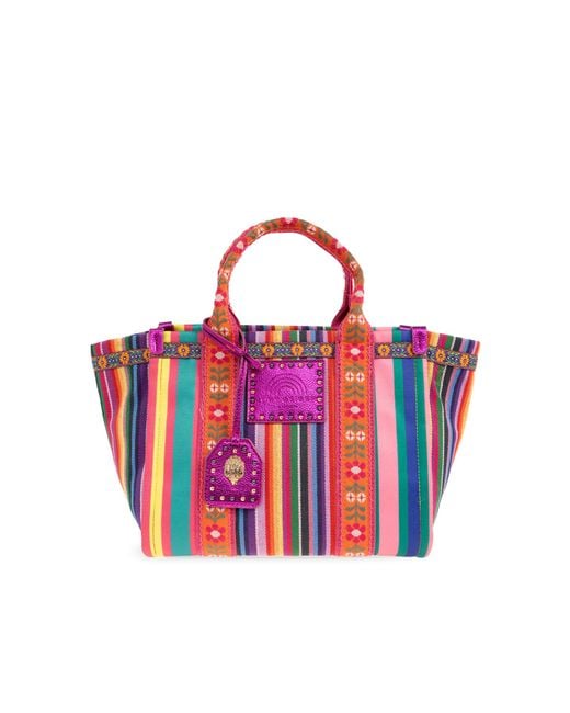 Kurt Geiger Red Southbank Small Shopper Bag