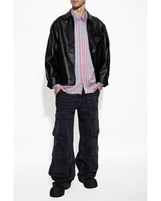 DIESEL Purple Shirt S-Klab for men