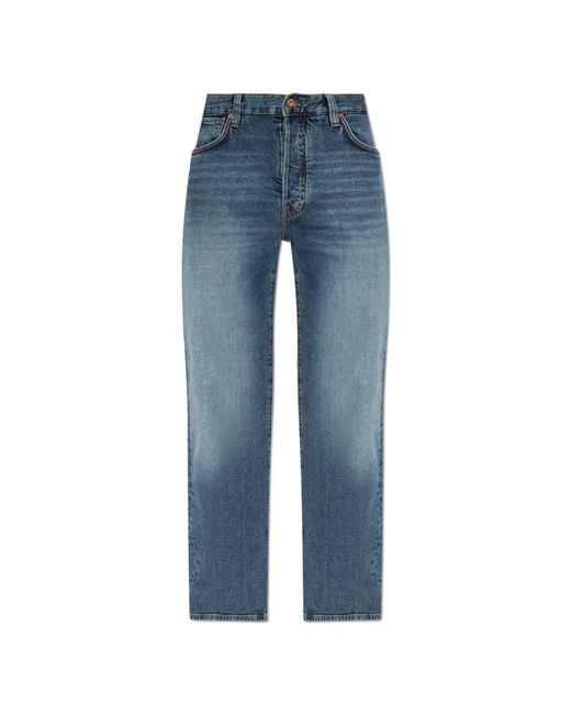 Emporio Armani Blue Straight-Leg Jeans for men