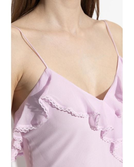LoveShackFancy Pink Dress Rialto