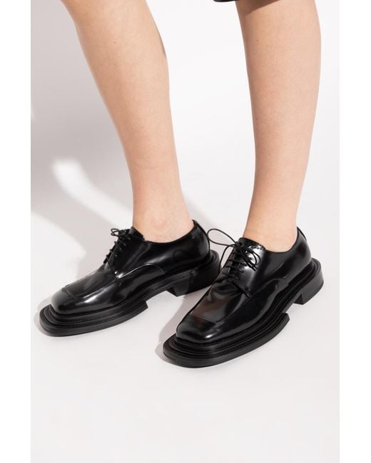 Moschino Black 'Derby' Type Shoes