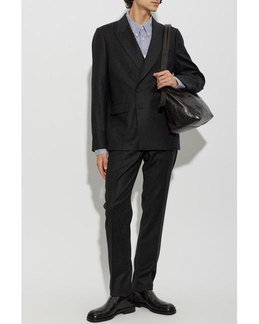 Paul Smith Black Wool Blazer With Double Vent for men