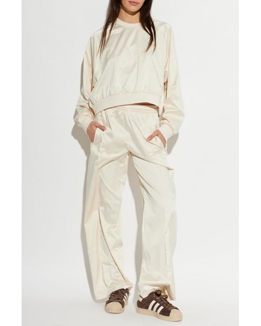 Adidas Originals White Sweatshirt With Logo