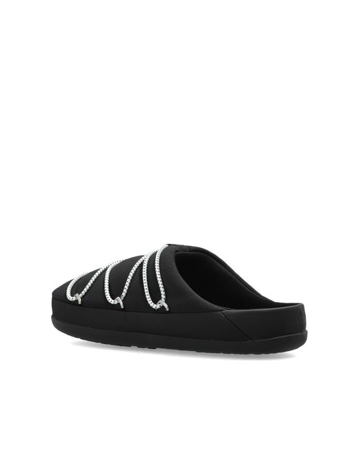 Moon Boot Blue "Mb Soft Slipper" Shoes