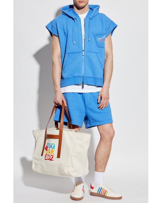 DSquared² Blue Shorts Capsule `summer Lovers`, for men