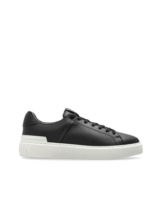 Balmain Black "B-Court" Sports Shoes