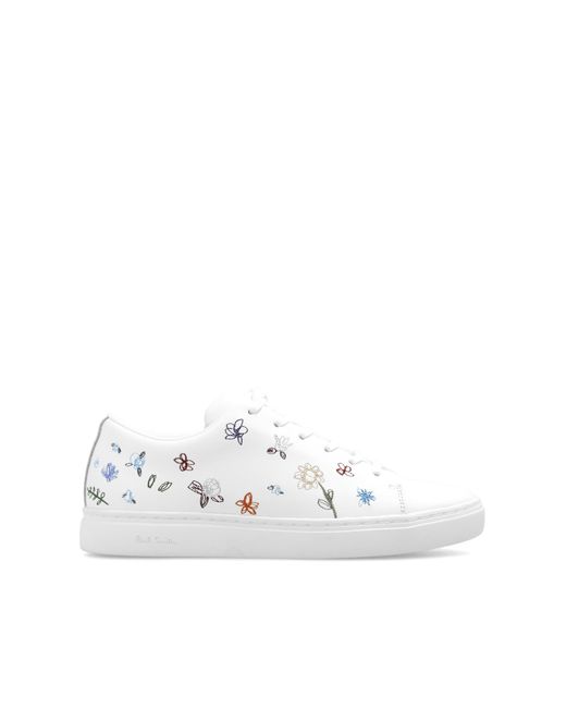 Paul Smith White Lace-Up Sneakers
