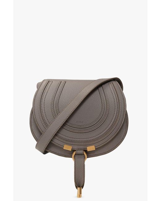 Chloé 'marcie Small' Shoulder Bag in Gray Lyst