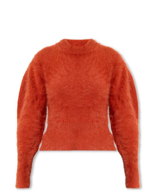 Ulla Johnson Red 'emira' Wool Sweater