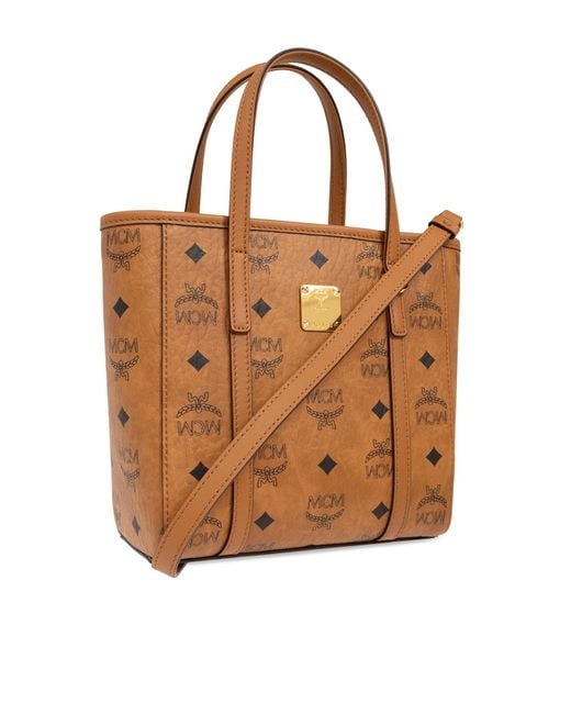 MCM Brown Handbag With Monogram