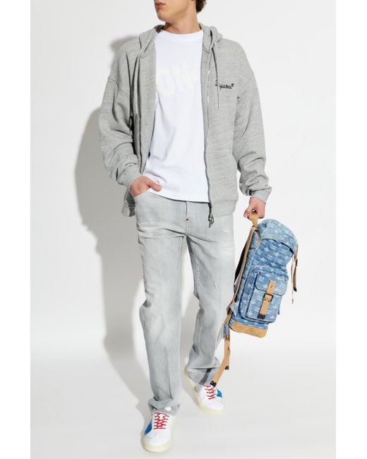 DSquared² Gray Hoodie for men
