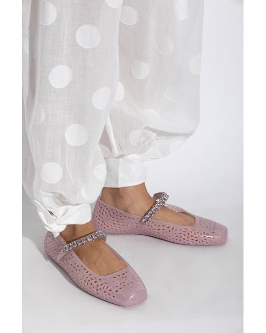 Jimmy Choo Pink Ballerinas 'The Jelly'