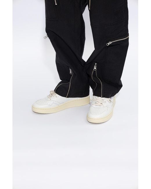 Autry White 'Medalist' Sneakers for men