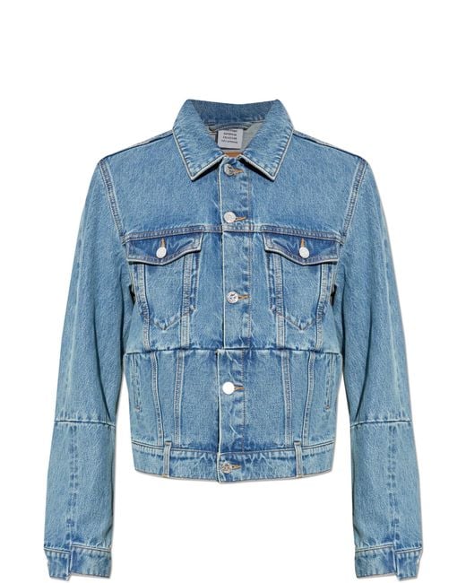 Vetements Blue Denim Jacket for men