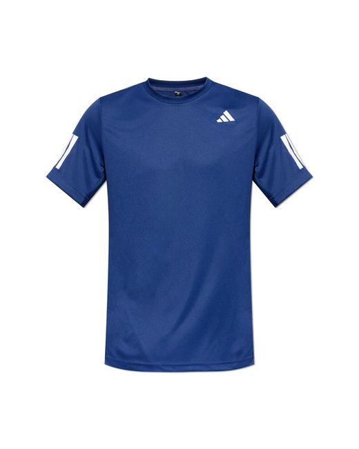 Adidas Originals Blue T-Shirt With Logo for men