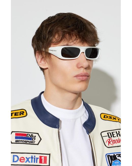 Oakley White 'Permian' Sunglasses for men
