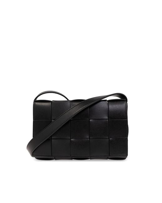 Bottega Veneta Black 'cassette Medium' Shoulder Bag, for men