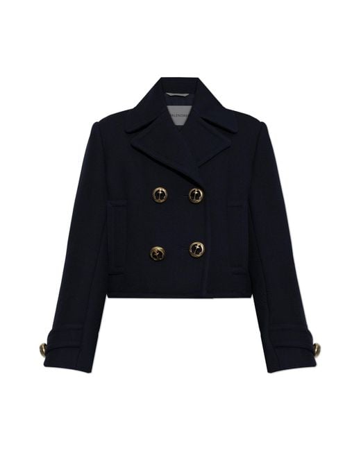 Balenciaga Blue Wool Blazer