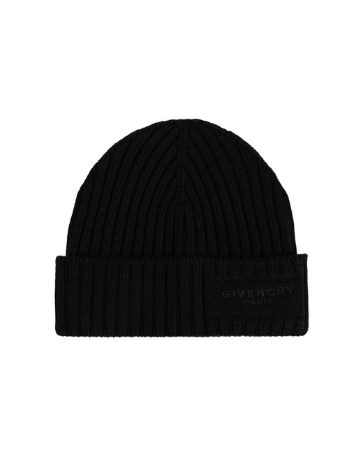 Givenchy Black Wool Beanie for men