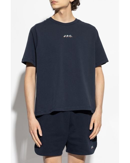 A.P.C. Blue X Asics for men