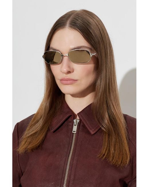 McQueen Metallic Sunglasses