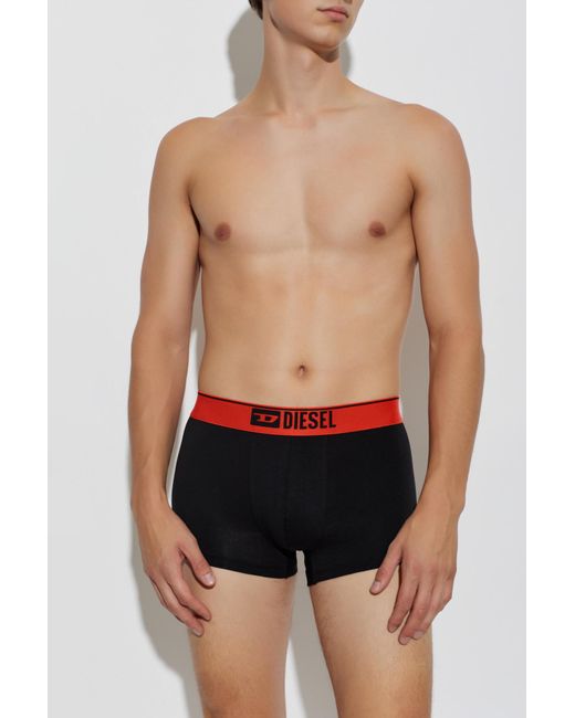 DIESEL Black Three-Pack Of Boxer Shorts 'Damien-Gft-3Pack' for men