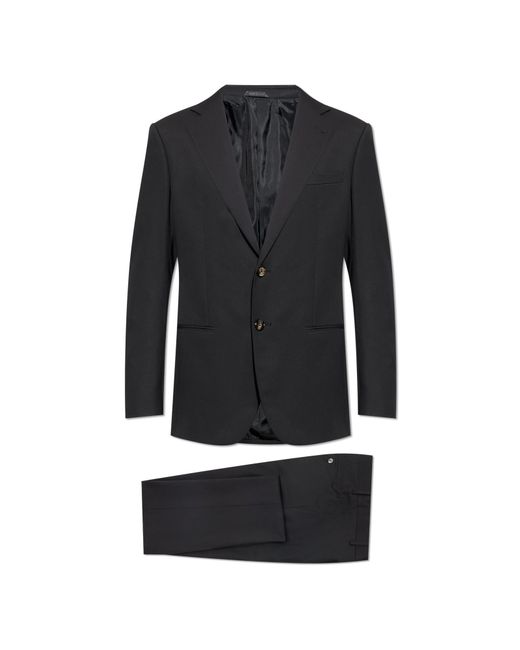 Giorgio Armani Black Wool Suit for men