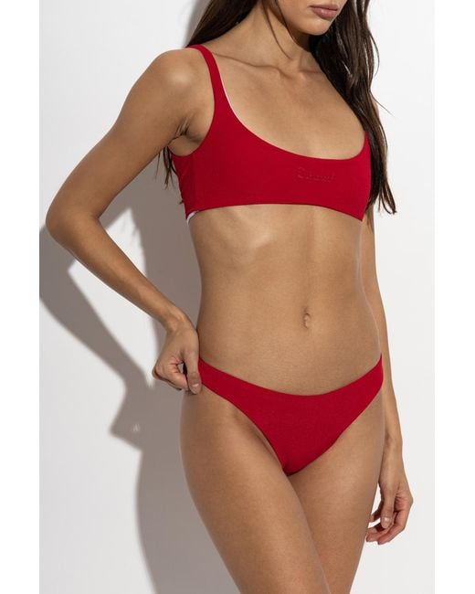 DSquared² Red Bikini Bottoms