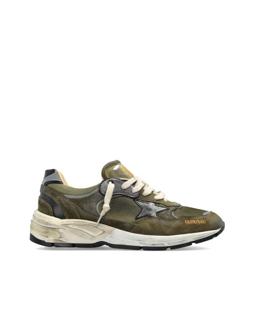 Golden Goose Deluxe Brand Green 'Running Dad New' Sports Shoes for men