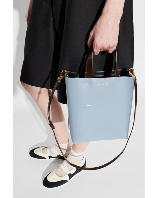 Marni Blue Museo Mini' Hand Bag