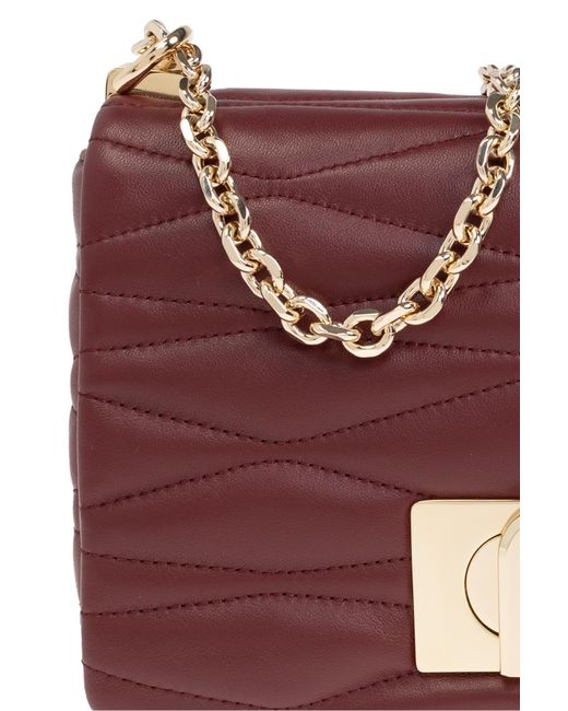 Furla Purple 1927 Small Shoulder Bag